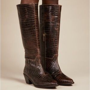 INTENTIONALLY BLANK
Martina Tall Boot - cognac/brown reptile